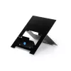 R-Go Tools supporto per laptop R-Go Riser Flexible, supporto per laptop pieghevole regolabile, ergonomico, alluminio Hylite, nero