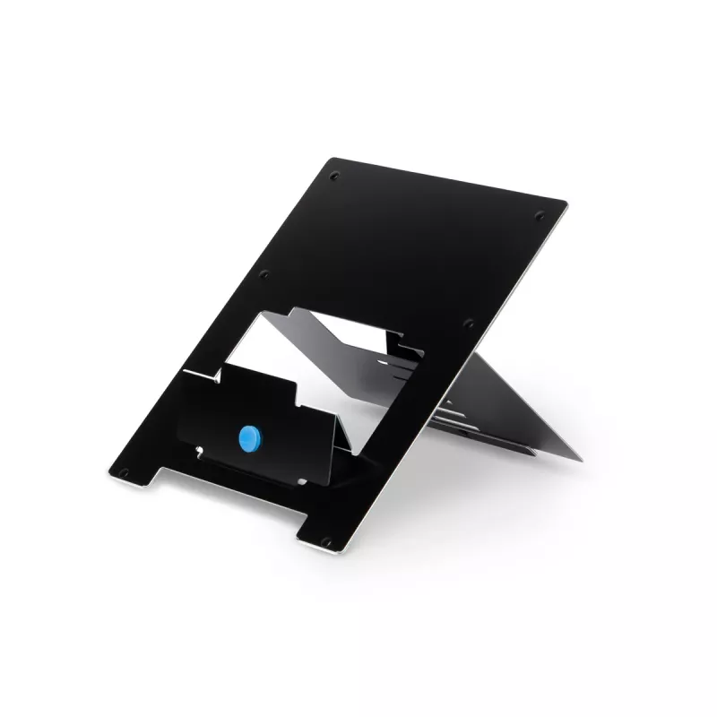 R-Go Tools supporto per laptop R-Go Riser Flexible, supporto per laptop pieghevole regolabile, ergonomico, alluminio Hylite, nero
