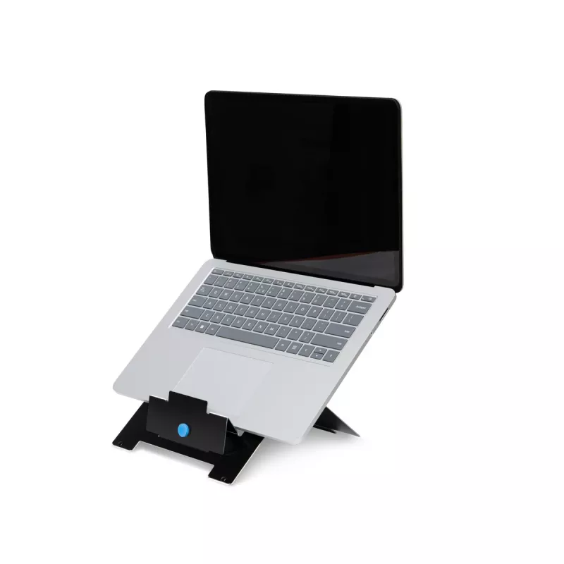 R-Go Tools supporto per laptop R-Go Riser Flexible, supporto per laptop pieghevole regolabile, ergonomico, alluminio Hylite, nero