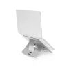 R-Go Tools supporto per laptop R-Go Riser Flexible, supporto per laptop pieghevole regolabile, ergonomico, alluminio Hylite, argento