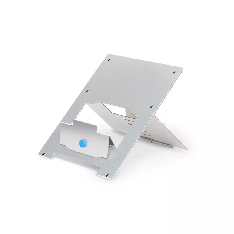 R-Go Tools supporto per laptop R-Go Riser Flexible, supporto per laptop pieghevole regolabile, ergonomico, alluminio Hylite, argento