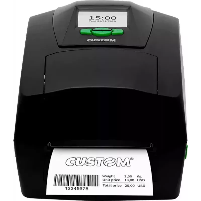 Stampante POS CUSTOM D4 202 con filo termica diretta 203x203 DPI
