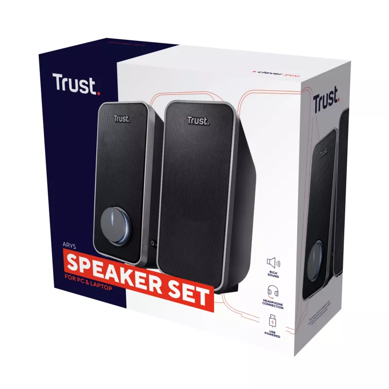 Trust 20179 Altoparlante Nero Cablato 14 W