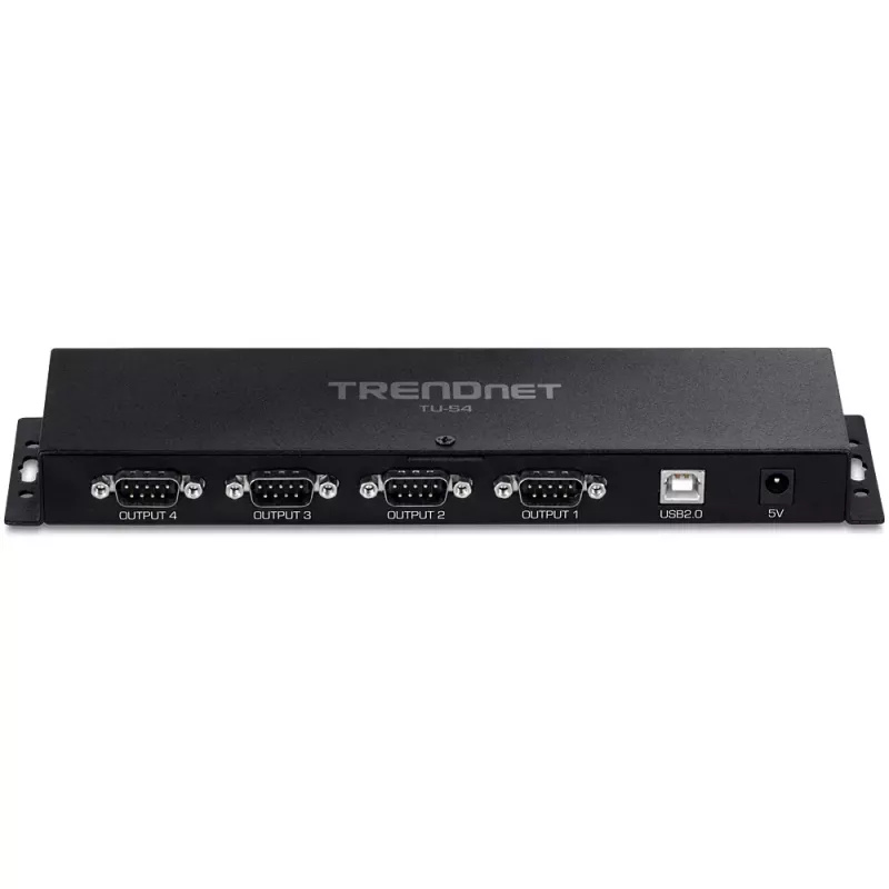 Adattatore per schede di interfaccia RS-232 Trendnet TU-S4 USB Type-B femmina Nero