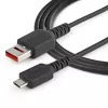 StarTech.com Cavo di ricarica Secure da 1 m – USB-A a Micro-USB data blocker solo ricarica – cavo solo alimentazione per telefono/tablet – cavo adattatore USB con blocco dati