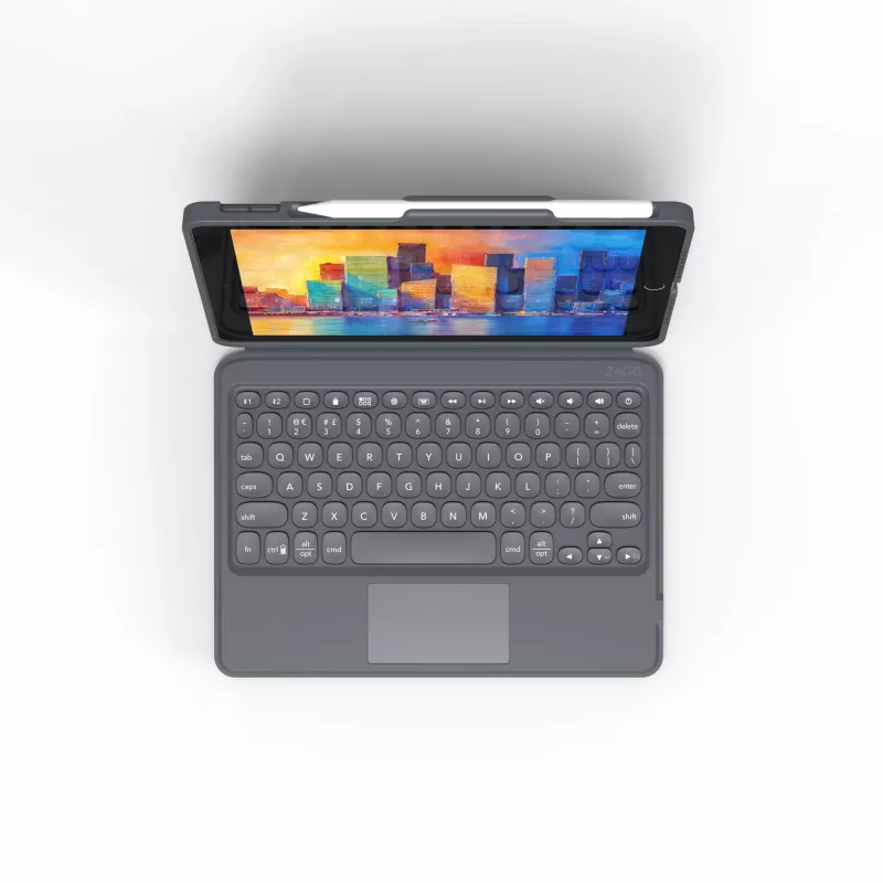 ZAGG tastiera Pro Keys with Trackpad-Apple-iPad 10.2-nero/grigio-tedesco
