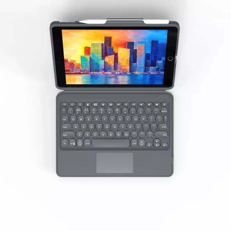 ZAGG tastiera Pro Keys with Trackpad-Apple-iPad 10.2-nero/grigio-tedesco