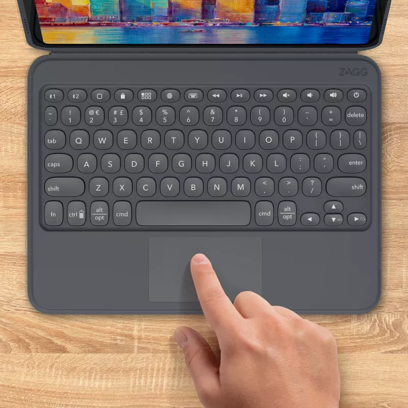 ZAGG tastiera Pro Keys with Trackpad-Apple-iPad 10.2-nero/grigio-tedesco