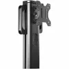 StarTech.com carrello mobile per workstation con supporto monitor, supporto CPU/PC, ripiano per tastiera – carrello ergonomico regolabile in altezza per computer desktop – postazione di lavoro mobile su ruote
