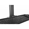StarTech.com carrello mobile per workstation con supporto monitor, supporto CPU/PC, ripiano per tastiera – carrello ergonomico regolabile in altezza per computer desktop – postazione di lavoro mobile su ruote