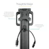 StarTech.com carrello mobile per workstation con supporto monitor, supporto CPU/PC, ripiano per tastiera – carrello ergonomico regolabile in altezza per computer desktop – postazione di lavoro mobile su ruote