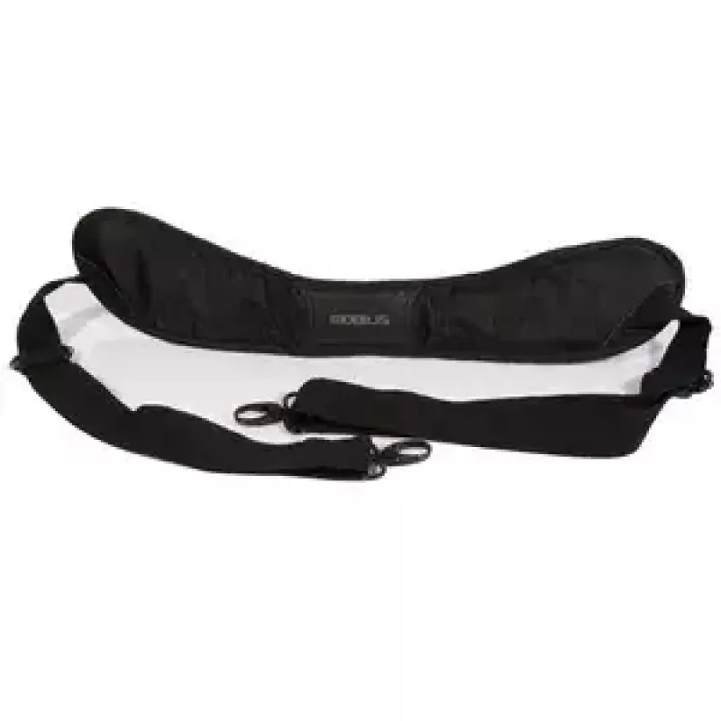 Tracolla Mobilis ERGONOMIC SHOULDER STRAP per laptop nero moschettone