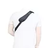 Tracolla Mobilis ERGONOMIC SHOULDER STRAP per laptop nero moschettone