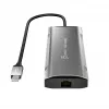 j5create JCD393 4K60 Elite USB-C® 10Gbps Mini Dock, grigio spazio