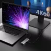 j5create JCD393 4K60 Elite USB-C® 10Gbps Mini Dock, grigio spazio