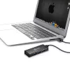Hub USB j5create JUH340 4 porte USB 3.0 nero alluminio
