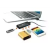 Hub USB j5create JUH340 4 porte USB 3.0 nero alluminio