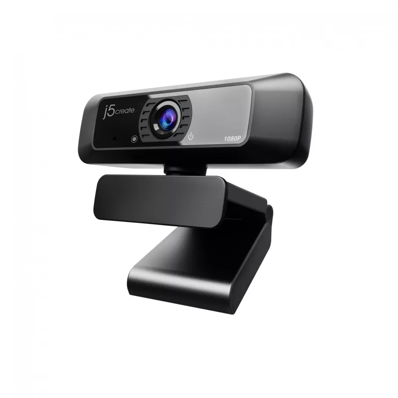 Webcam USB™ HD j5create JVCU100 con rotazione a 360°, risoluzione di registrazione video 1080p, nero