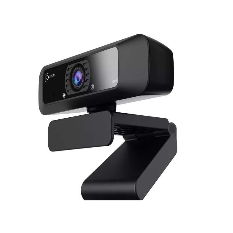 Webcam USB™ HD j5create JVCU100 con rotazione a 360°, risoluzione di registrazione video 1080p, nero