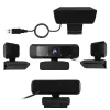 Webcam USB™ HD j5create JVCU100 con rotazione a 360°, risoluzione di registrazione video 1080p, nero