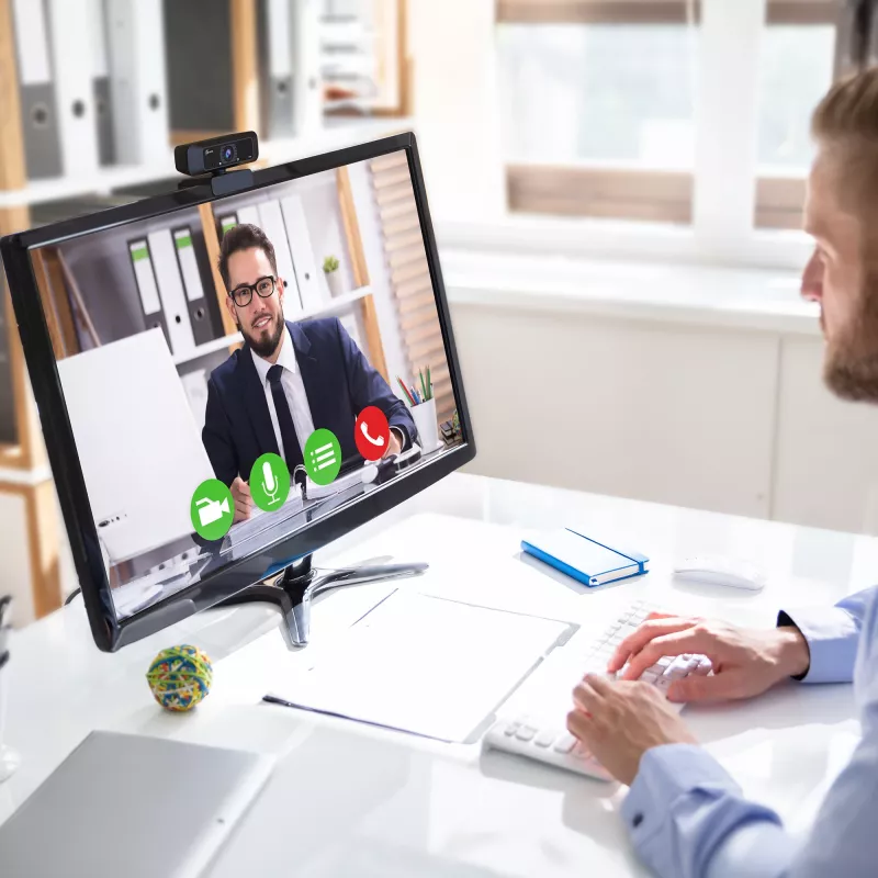 Webcam USB™ HD j5create JVCU100 con rotazione a 360°, risoluzione di registrazione video 1080p, nero
