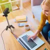 Webcam USB™ HD j5create JVCU100 con rotazione a 360°, risoluzione di registrazione video 1080p, nero