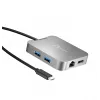 Adattatore multi-porta j5create JCD391 4K60 Elite USB-C® PD, argento