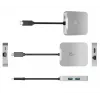Adattatore multi-porta j5create JCD391 4K60 Elite USB-C® PD, argento