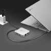 Adattatore multi-porta j5create JCD391 4K60 Elite USB-C® PD, argento