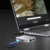 Adattatore multi-porta j5create JCD391 4K60 Elite USB-C® PD, argento