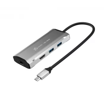 Dock da viaggio j5create JCD392 4K60 Elite USB-C® 10Gbps, Space Gray