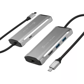 Dock da viaggio j5create JCD392 4K60 Elite USB-C® 10Gbps, Space Gray