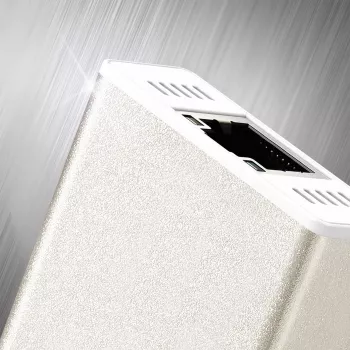 Adattatore multiplo j5create JCH471 USB-C™ Gigabit Ethernet e hub, Metallic Champagne