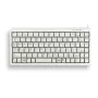 Tastiera compatta CHERRY, QWERTY, 83 tasti, Combi USB/PS2, grigio chiaro