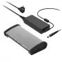 j5create JTD562 - Docking station Thunderbolt™ 4 8K - EU, con filo, Thunderbolt 4, 96 W, 3,5 mm, 10,100,1000 Mbit/s, grigio