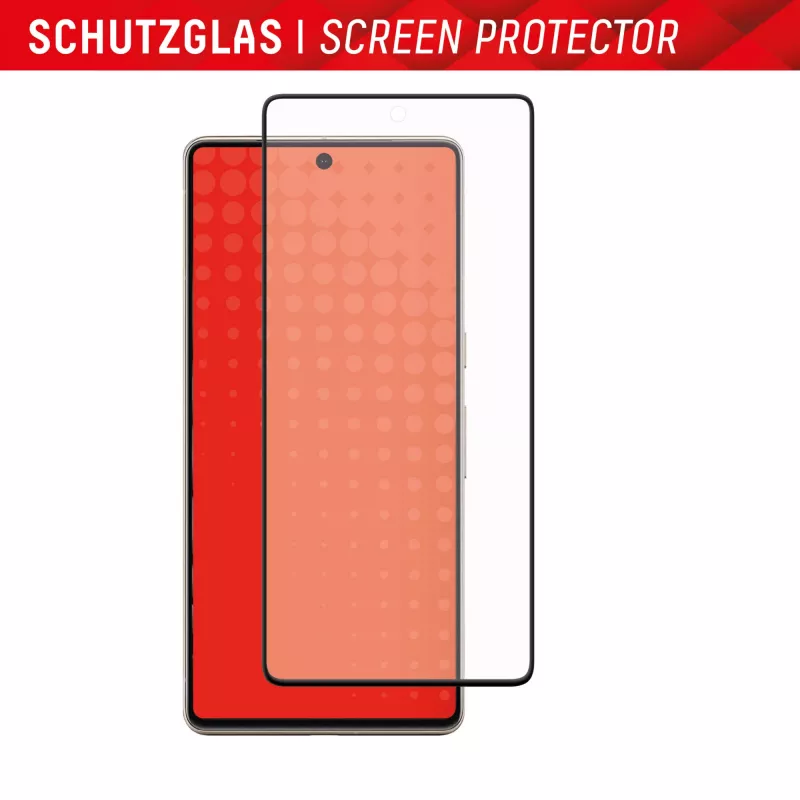 Displex Full Cover Pellicola protettiva per display (10H) per Google Pixel 7 Pro, cornice di montaggio Eco, copertura totale
