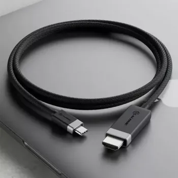 ALOGIC FUCHD1-SGR adattatore cavo video 1 m HDMI Type-A USB Type-C grigio