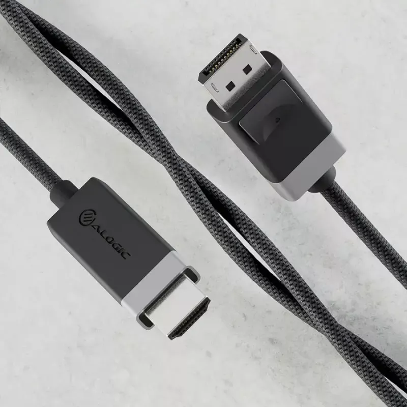ALOGIC FUDPHD2-SGR adattatore cavo video 2 m DisplayPort HDMI nero grigio