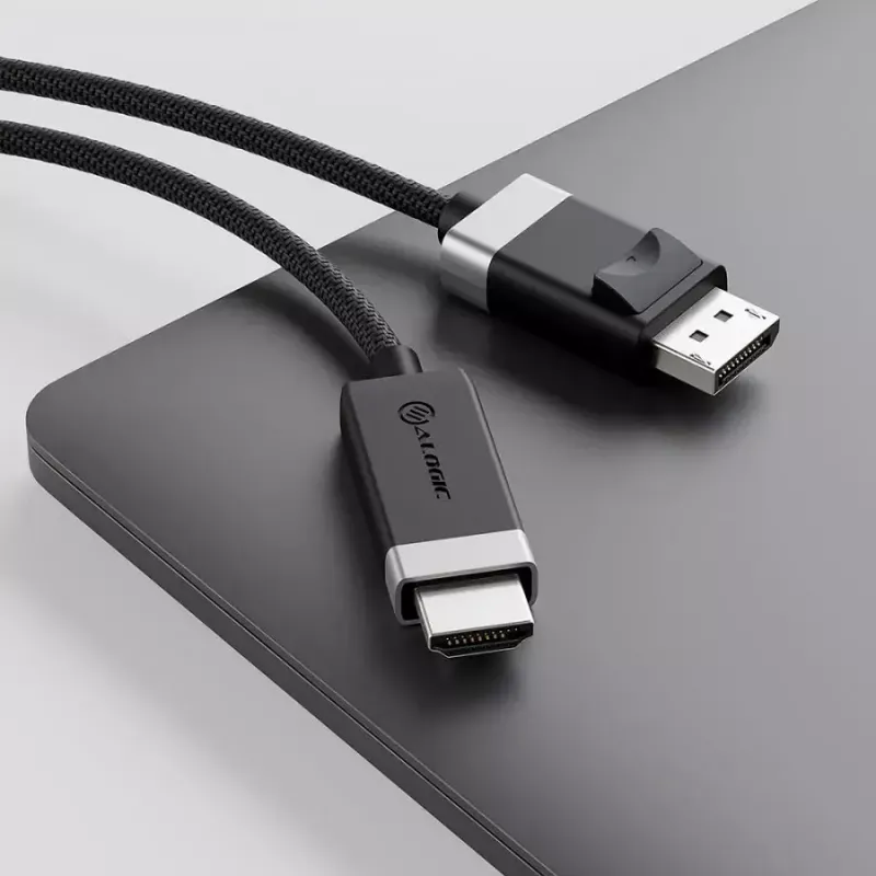 ALOGIC FUDPHD2-SGR adattatore cavo video 2 m DisplayPort HDMI nero grigio