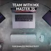Logitech MX Keys S tastiera universale RF wireless + Bluetooth AZERTY belga grafite