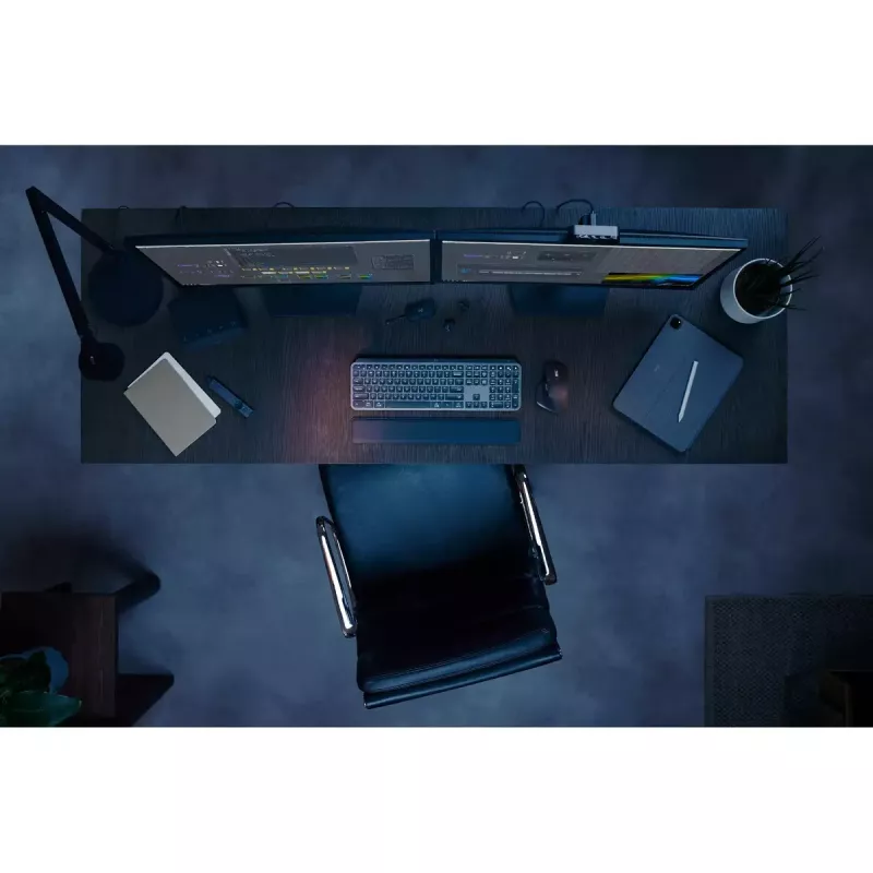 Logitech MX Keys S tastiera universale RF wireless + Bluetooth AZERTY belga grafite