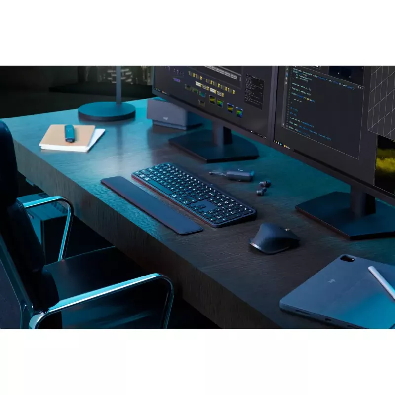 Logitech MX Keys S tastiera universale RF wireless + Bluetooth AZERTY belga grafite