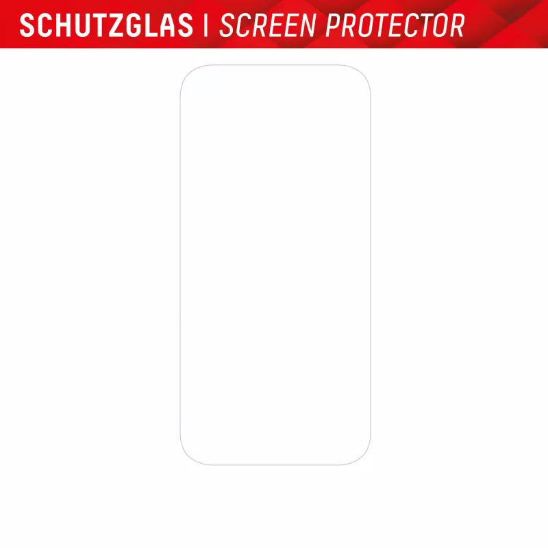 Displex pellicola protettiva per display + custodia per Apple iPhone 15 Plus, cornice di montaggio eco, antigraffio