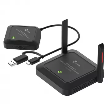 j5create JVW120 extender wireless per telecamere / microfoni / altoparlanti USB™, nero