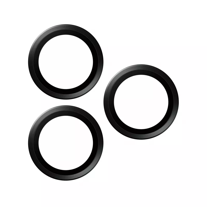 PanzerGlass® Hoops® Metal protezione per lenti della fotocamera nero iPhone 15 Pro | 15 Pro Max