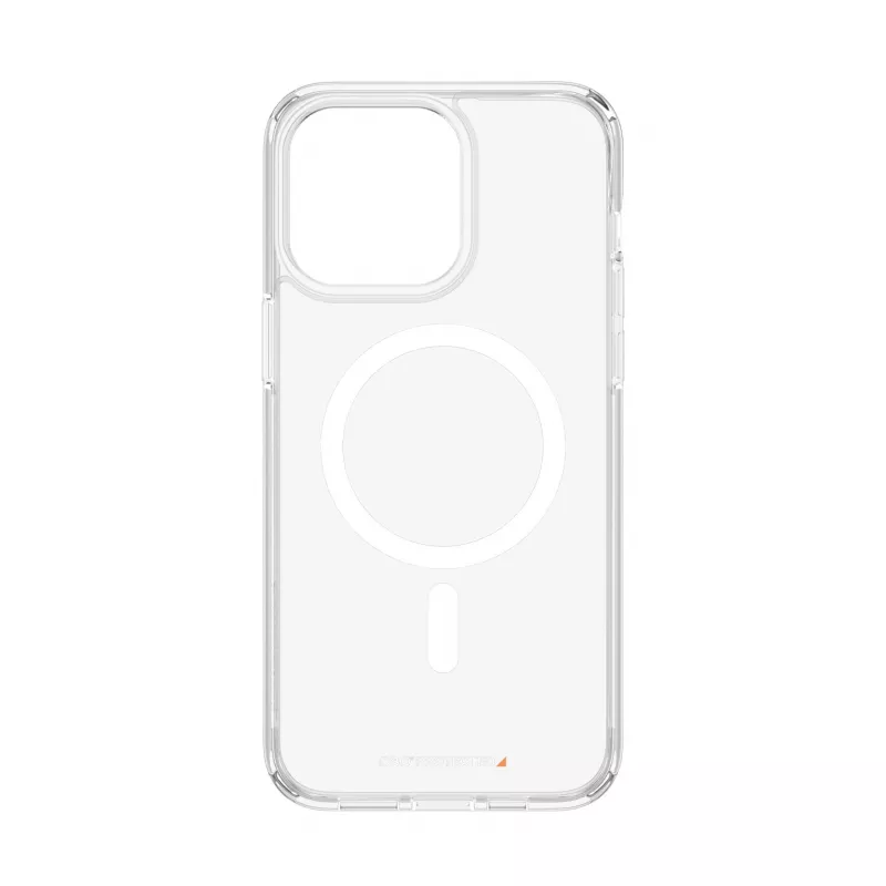 PanzerGlass ® HardCase trasparente con MagSafe bianco e D3O® iPhone 15 Pro Max