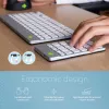 Tastierino numerico R-Go Tools R-Go Numpad Break, tastierino numerico ergonomico con software Break, Bluetooth, bianco