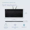 R-Go Tools tastiera ergonomica R-Go Split Break con software Break, tastiera ergonomica divisa, QWERTZ (DE), Bluetooth, nero
