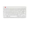 R-Go Tools tastiera ergonomica R-Go Compact Break, tastiera compatta con software per le pause, QWERTZ (DE), Bluetooth, bianco