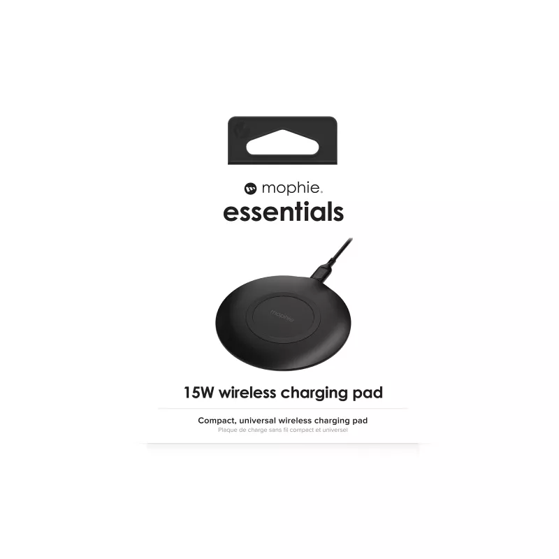 mophie essentials base di ricarica wireless 15 W smartphone nero USB interni